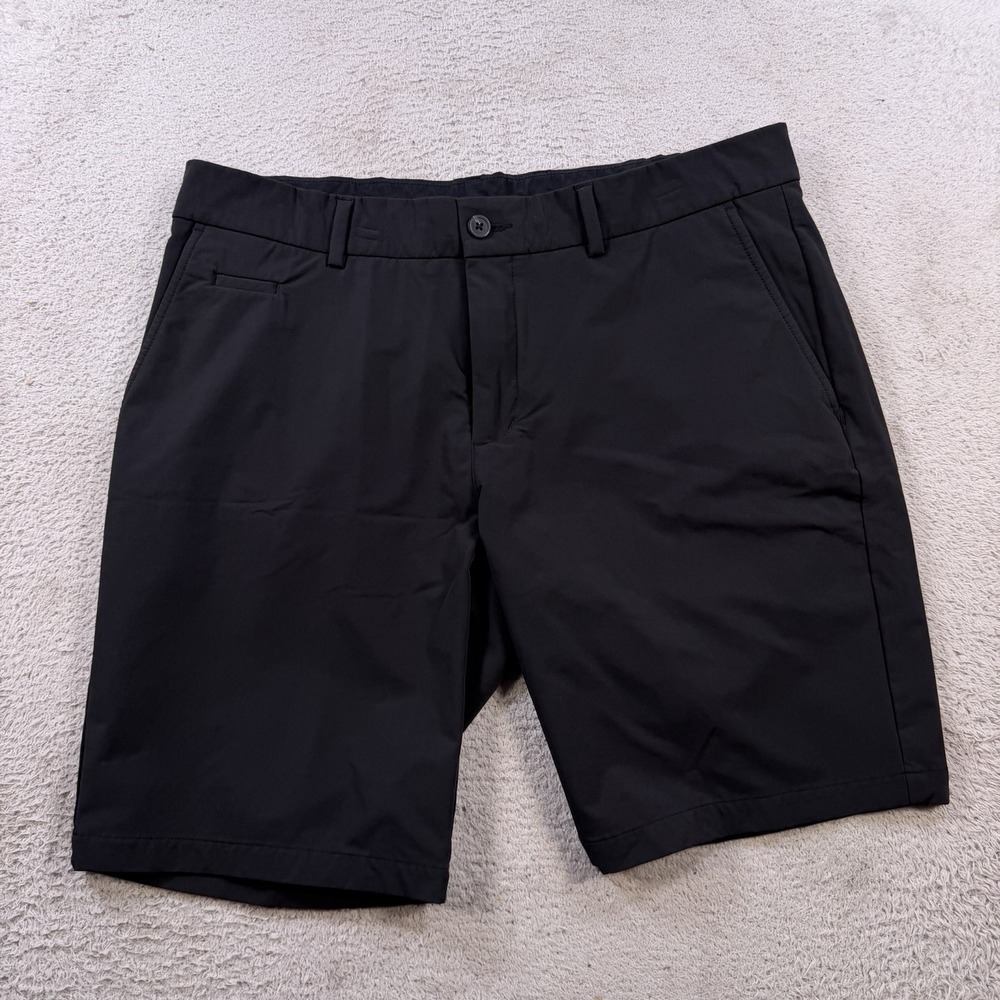 KJUS Shorts Mens Large Black Ike Performance Stretch Golf Active Chino